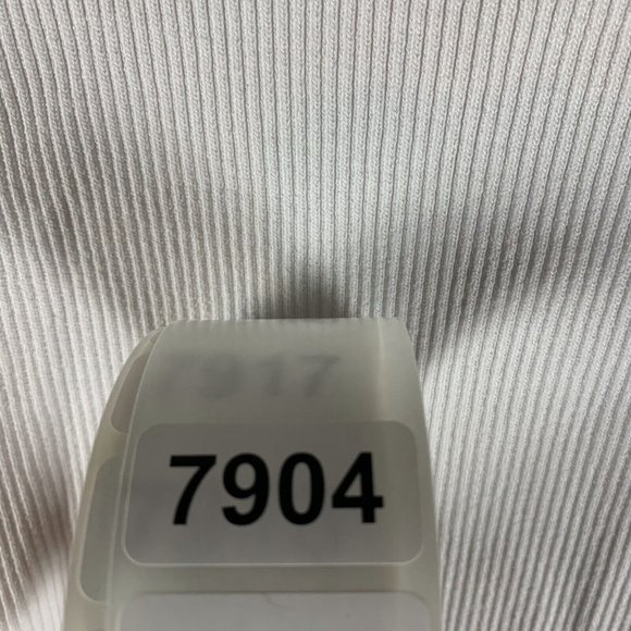 CeCe Sweater Women's XL Ultra White Puff Sleeve Ribbed Pullover Scoop Neck S7904 - Picture 8 of 8